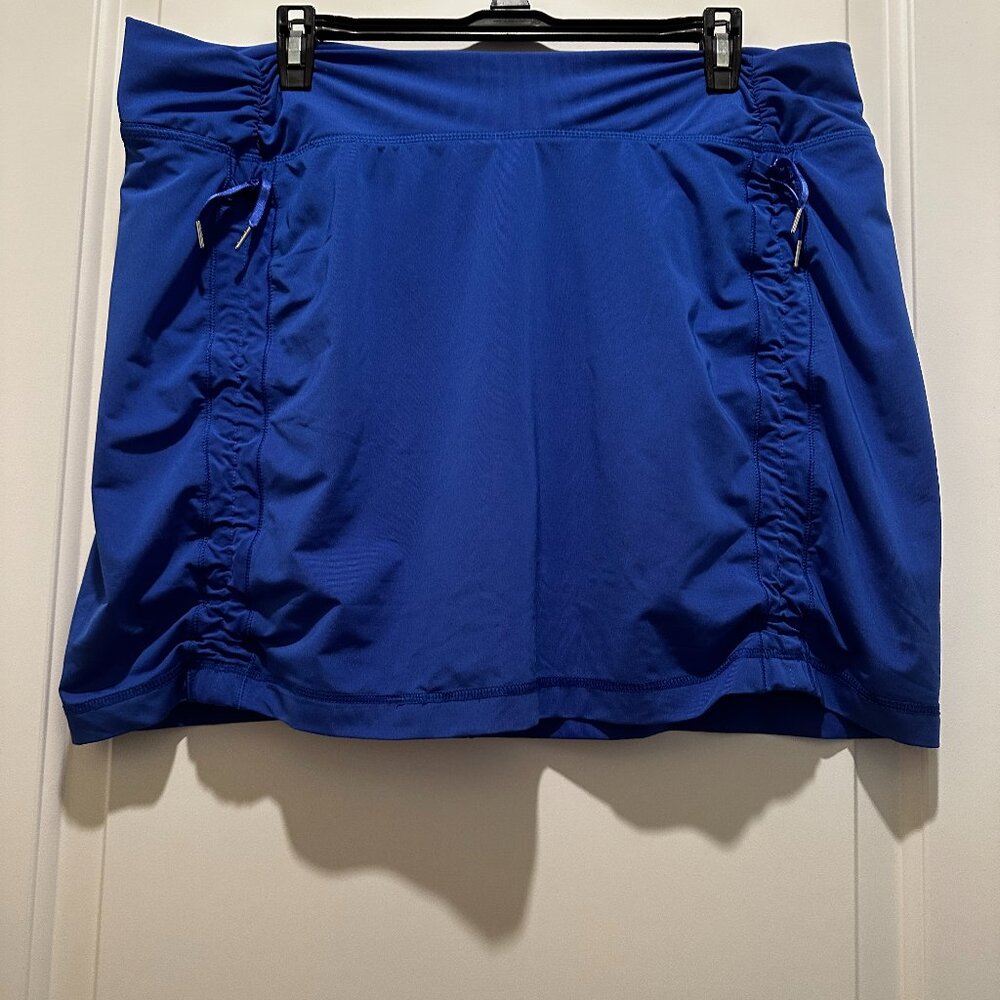 Golf Skort XL Womens Royal Blue Size 16